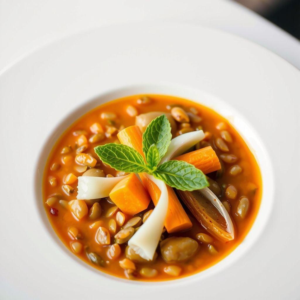 Turkish Red Lentil & Mint Soup Turkish Red Lentil & Mint Soup