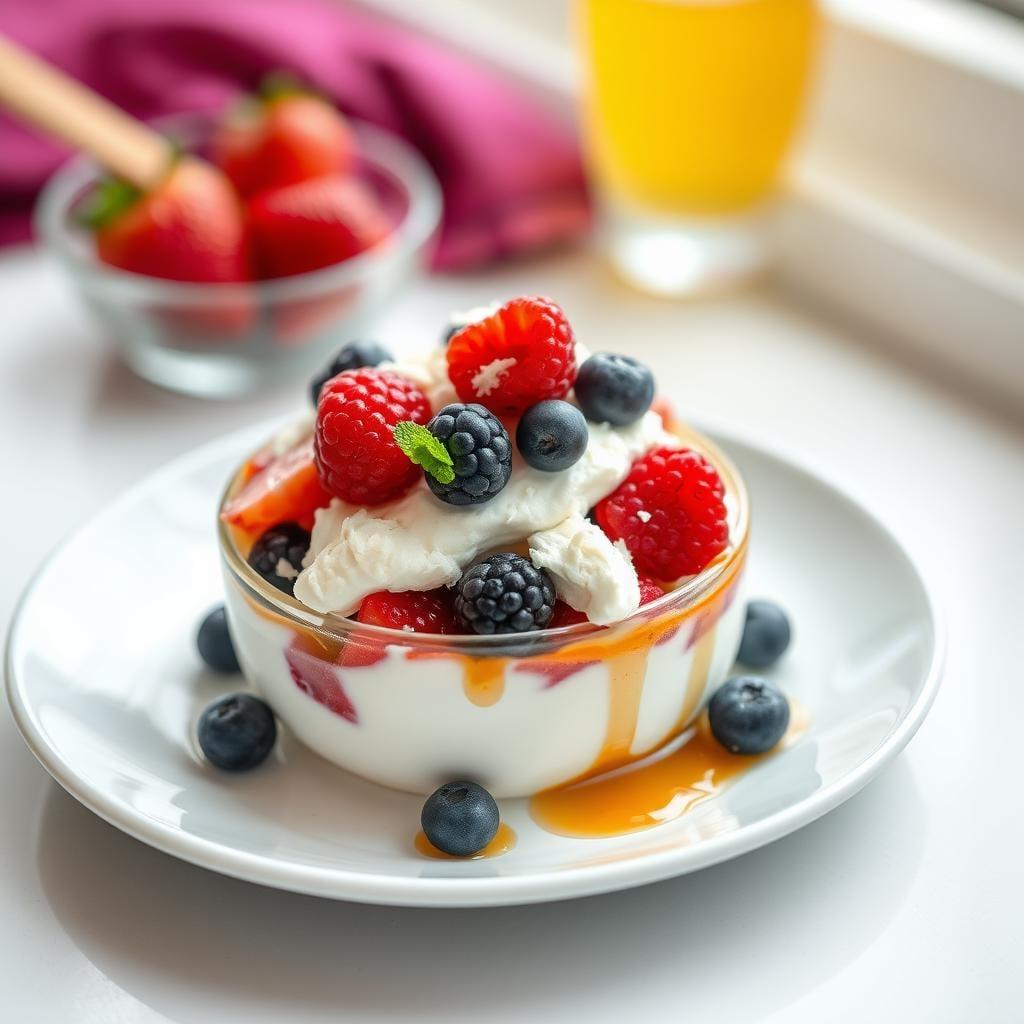Berry Coconut Cottage Cheese Parfait Berry Coconut Cottage Cheese Parfait