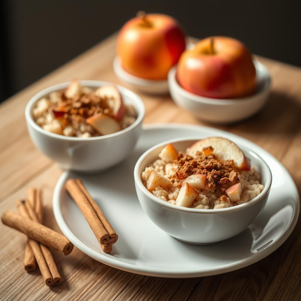Cinnamon Apple Oatmeal Bowls