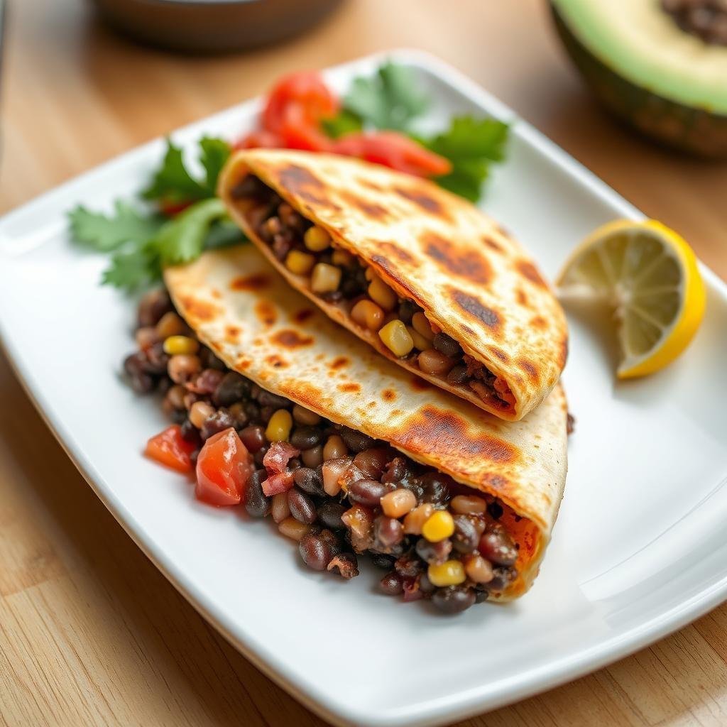 Southwestern Black Bean and Corn Quesadilla Southwestern Black Bean and Corn Quesadilla