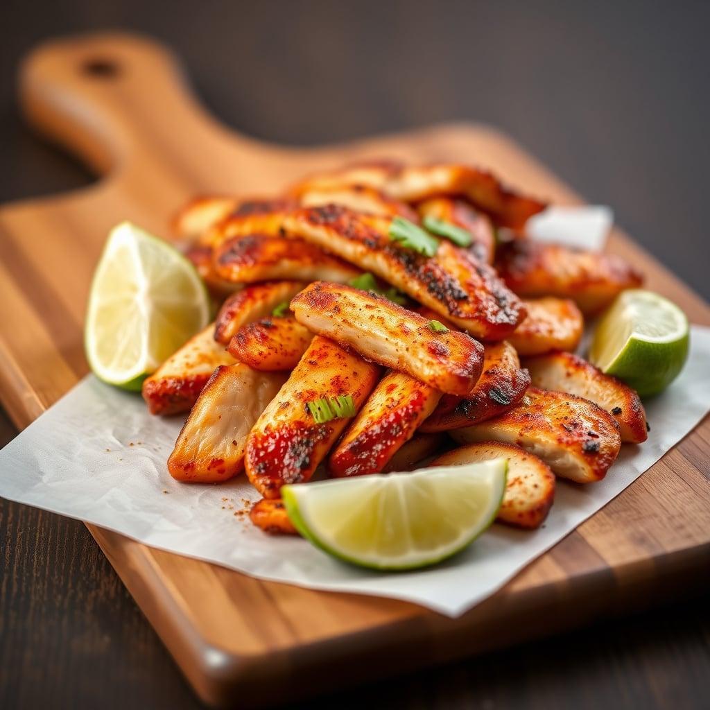 Chili-Lime Baked Chicken Strips