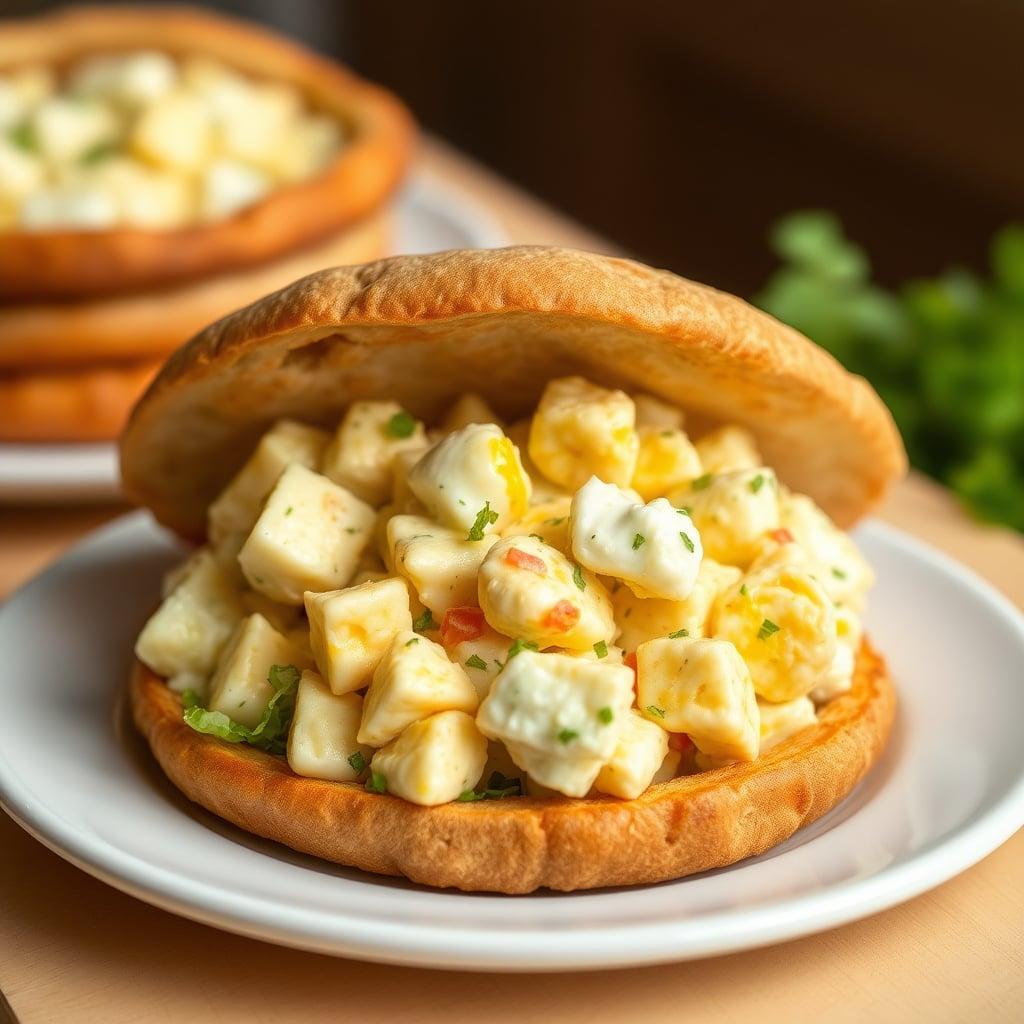 Batch-Prepped Classic Egg Salad with Whole Wheat Pita Batch-Prepped Classic Egg Salad with Whole Wheat Pita
