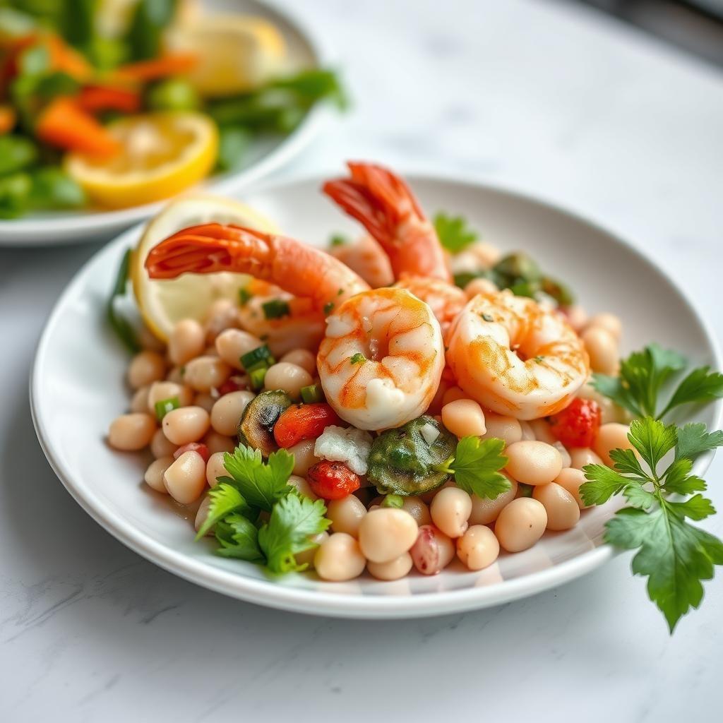 Mediterranean Shrimp and White Bean Salad Mediterranean Shrimp and White Bean Salad