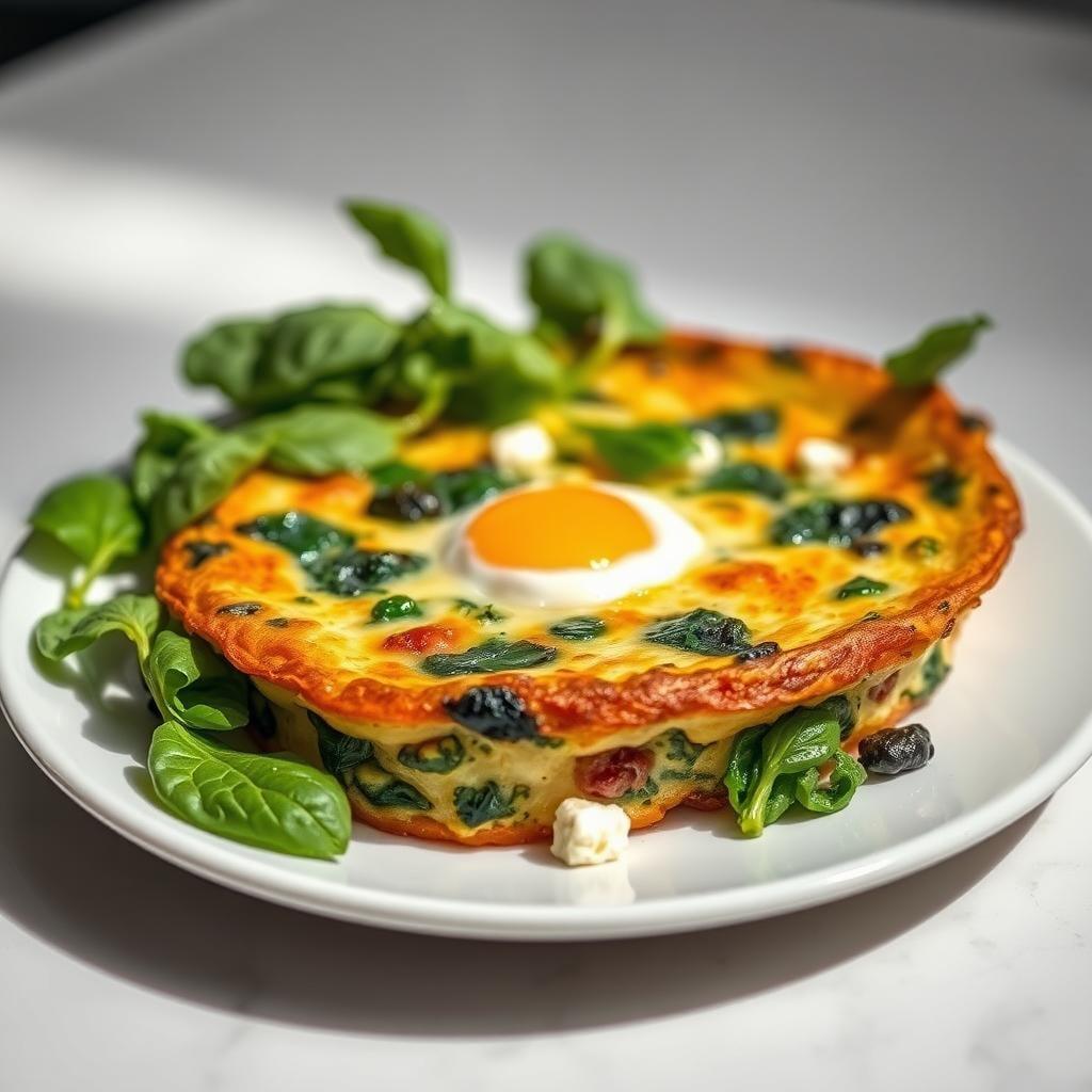 Savory Spinach and Feta Breakfast Frittata