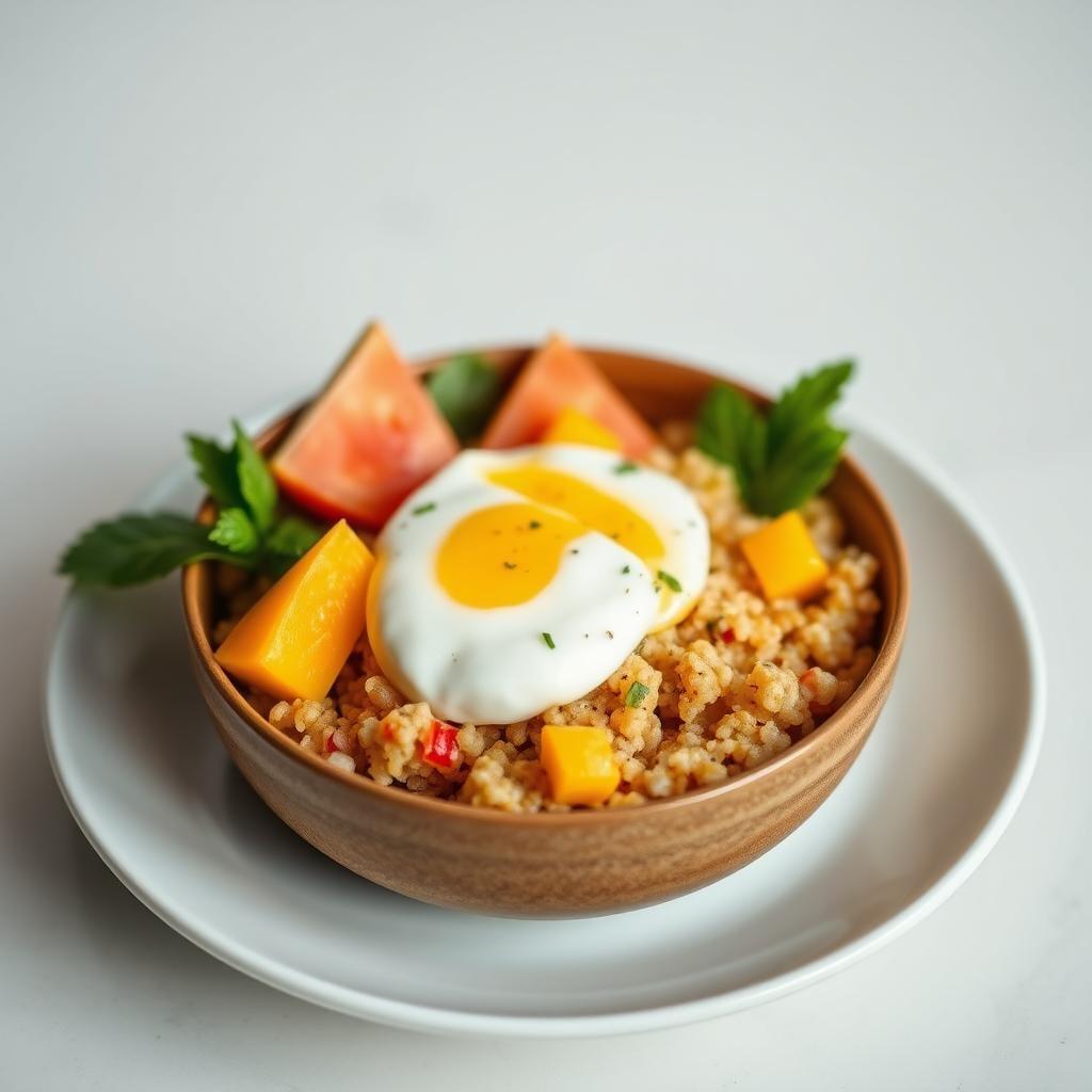 Tropical Mango Quinoa Breakfast Bowl Tropical Mango Quinoa Breakfast Bowl