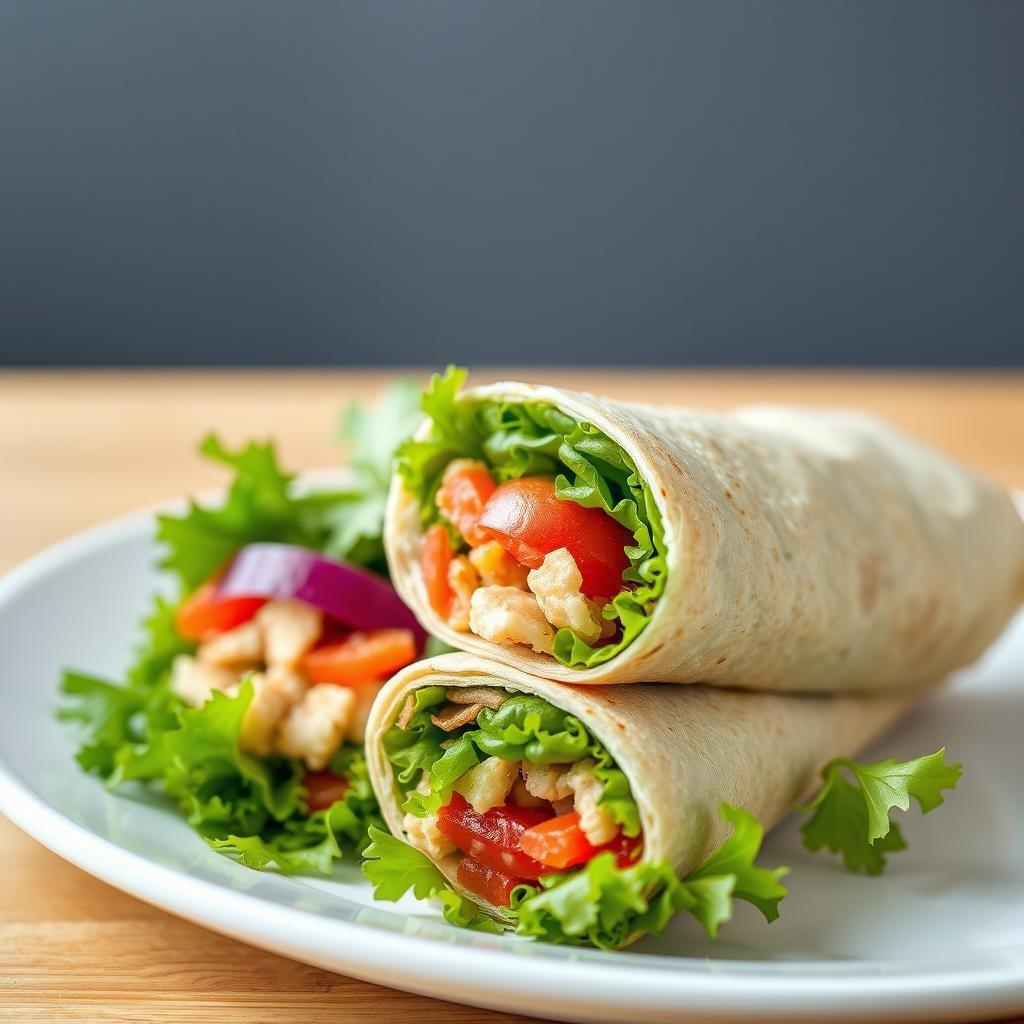 Italian Deli Wrap with Mixed Greens Italian Deli Wrap with Mixed Greens