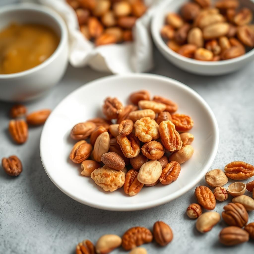 Honey Roasted Nut Mix with Protein Boost Honey Roasted Nut Mix with Protein Boost