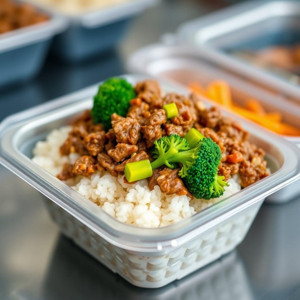 Korean Ground Beef and Broccoli Rice Bowls Korean Ground Beef and Broccoli Rice Bowls
