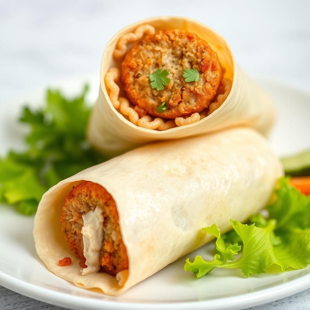 Simple Turkey Meatball Wrap Simple Turkey Meatball Wrap