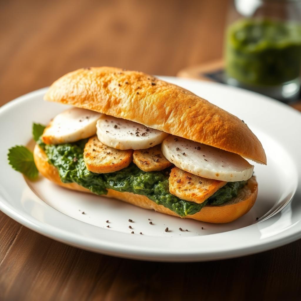 Italian Chicken Pesto Sandwich Italian Chicken Pesto Sandwich
