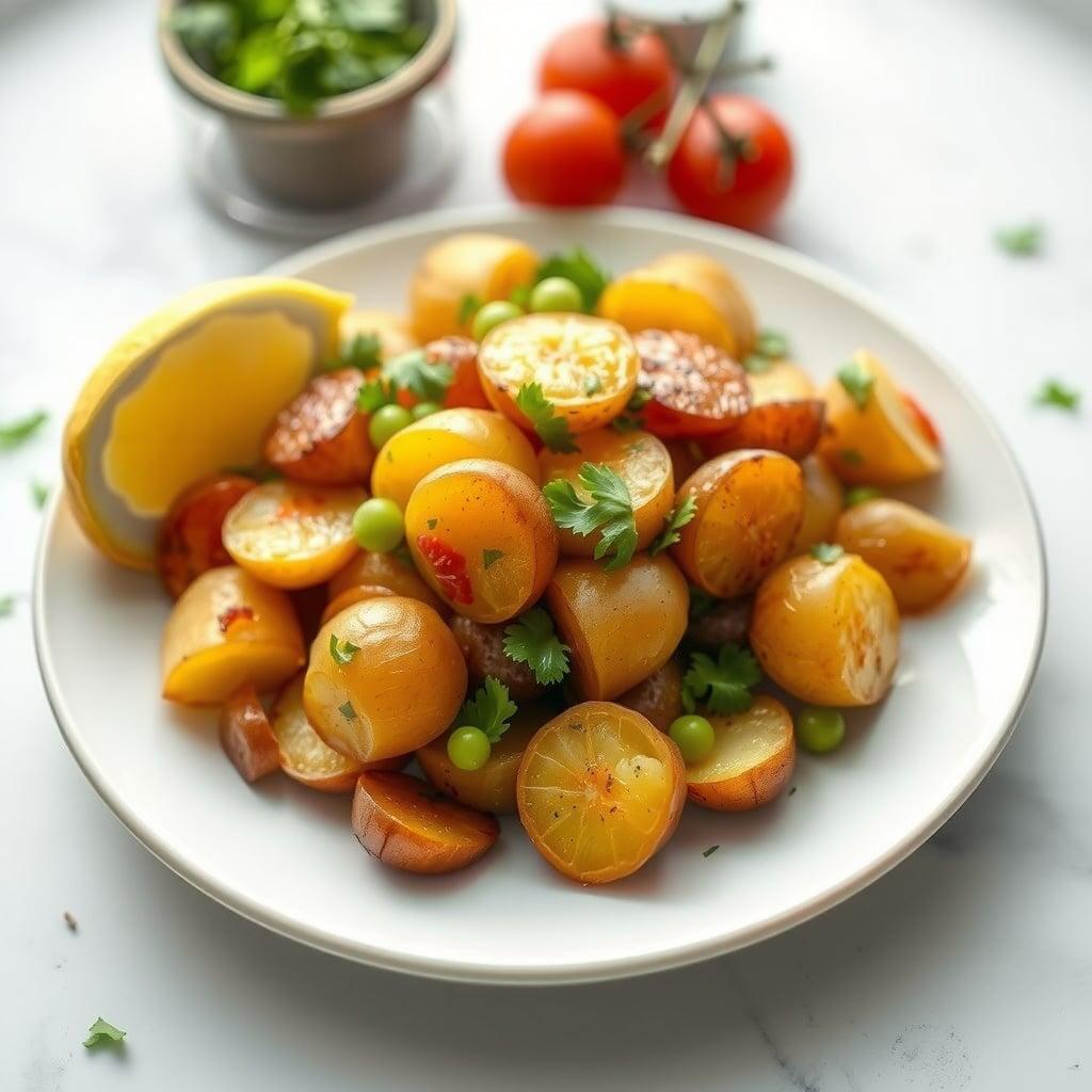 Gut-Healthy Mediterranean Cooled Potato Salad Gut-Healthy Mediterranean Cooled Potato Salad