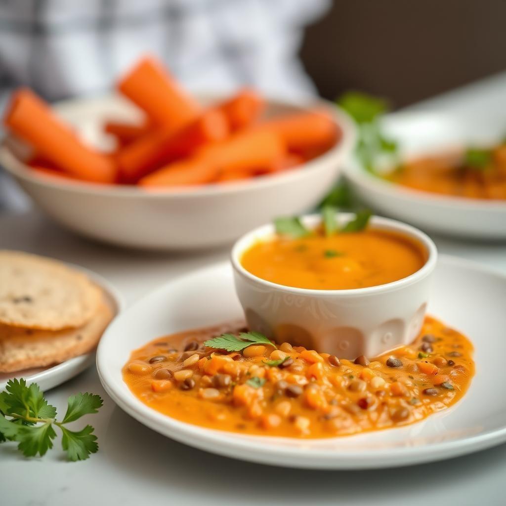 Spiced Carrot and Lentil Soup Spiced Carrot and Lentil Soup