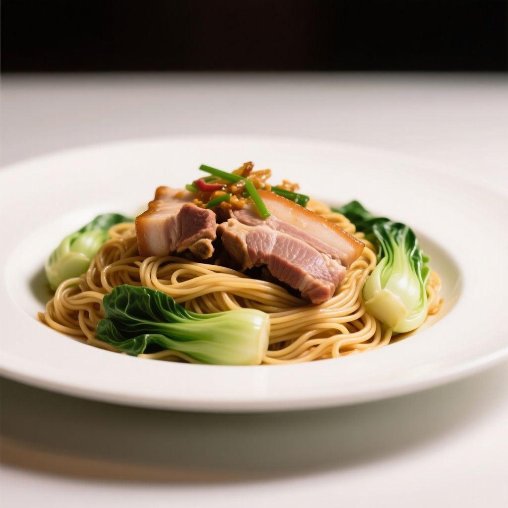 Mild Cantonese-Style Pork Lo Mein Mild Cantonese-Style Pork Lo Mein