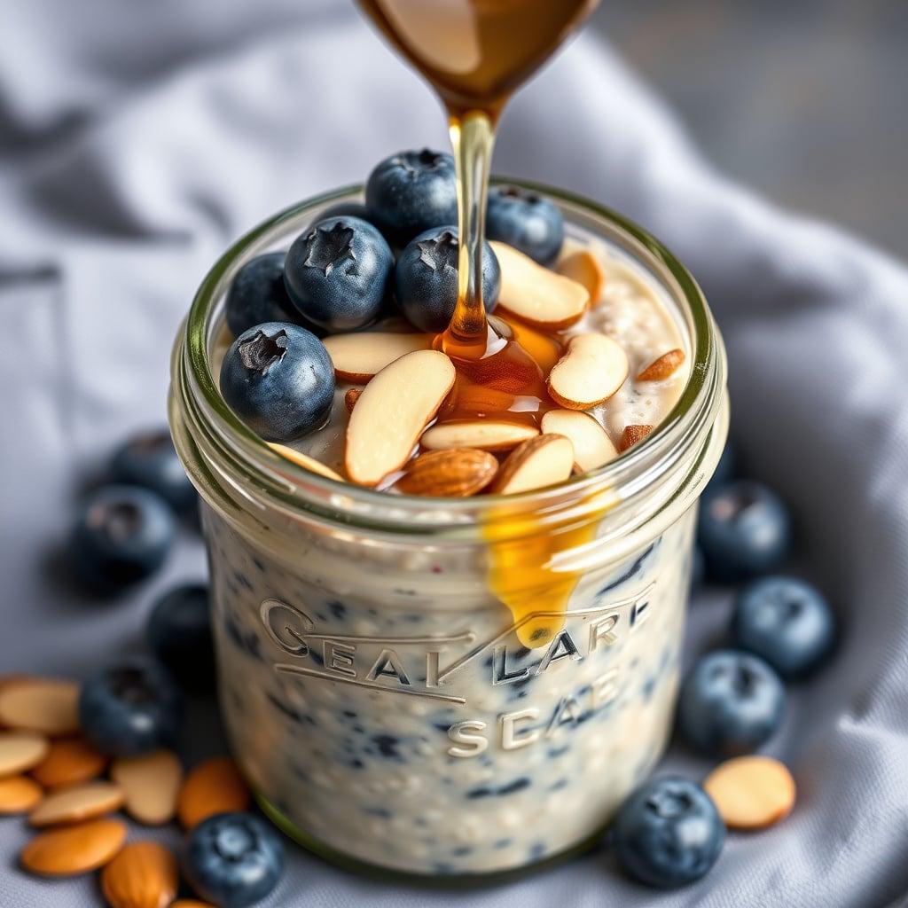 Blueberry Almond Overnight Oats