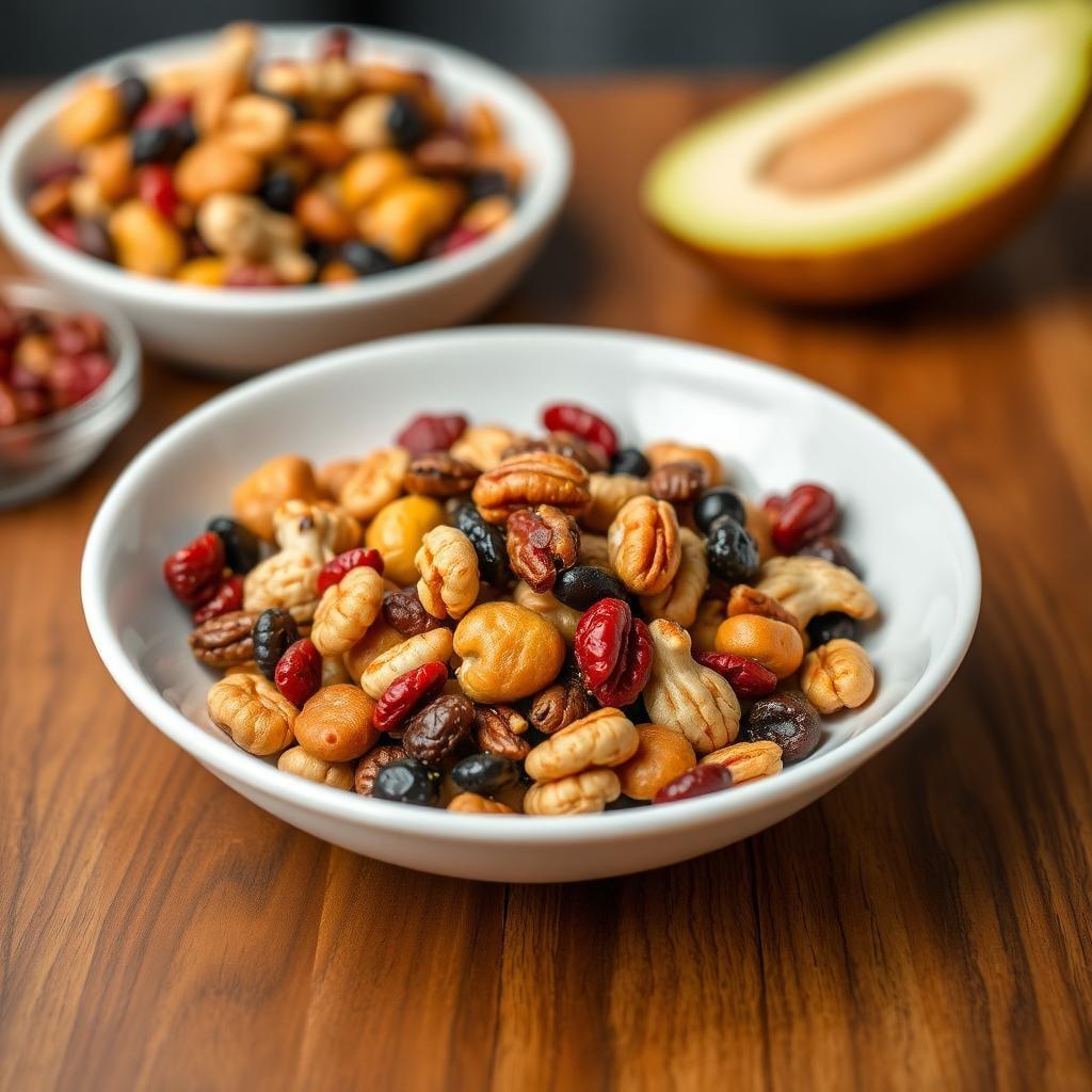 Trail Mix with Dried Fruit & Toasted Nuts Trail Mix with Dried Fruit & Toasted Nuts