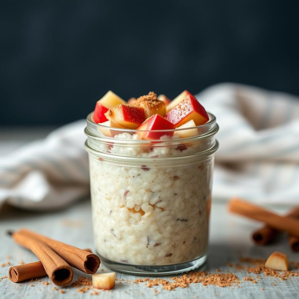 Apple and Cinnamon Protein Overnight Oats