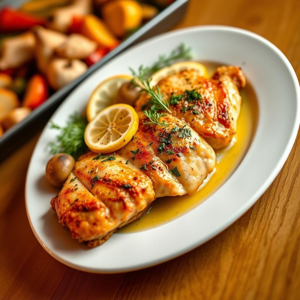 Sheet Pan Lemon Garlic Chicken & Vegetables Sheet Pan Lemon Garlic Chicken & Vegetables