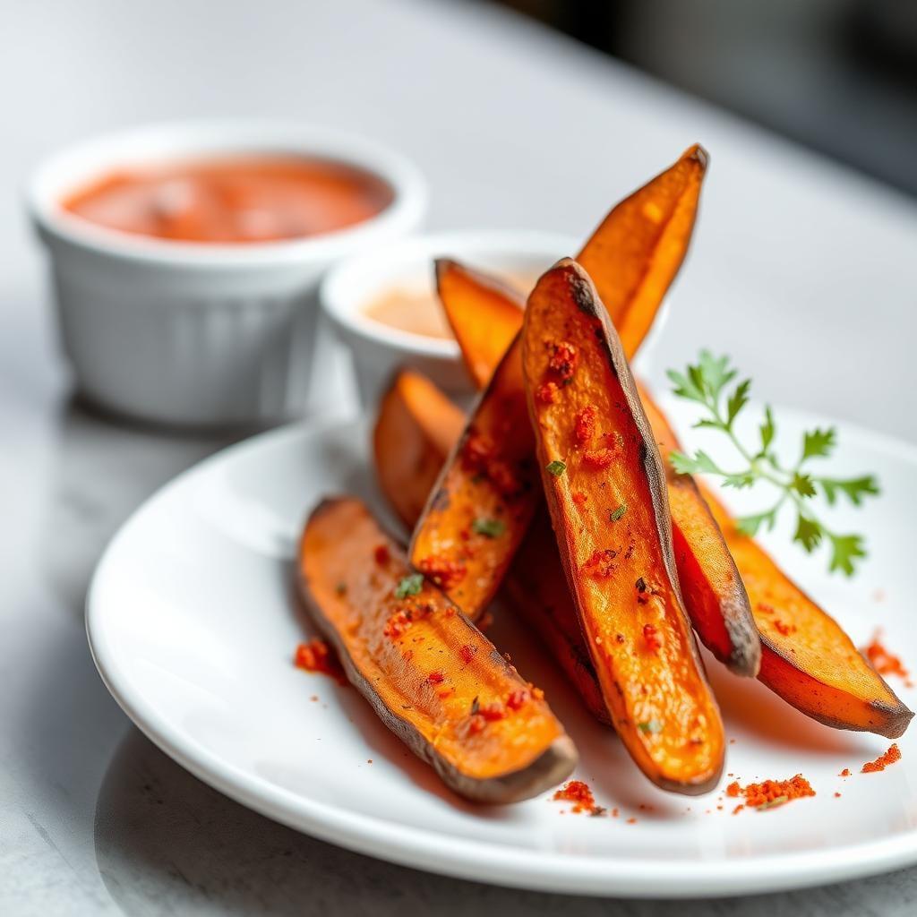 Baked Sweet Potato Wedges with Smoked Paprika