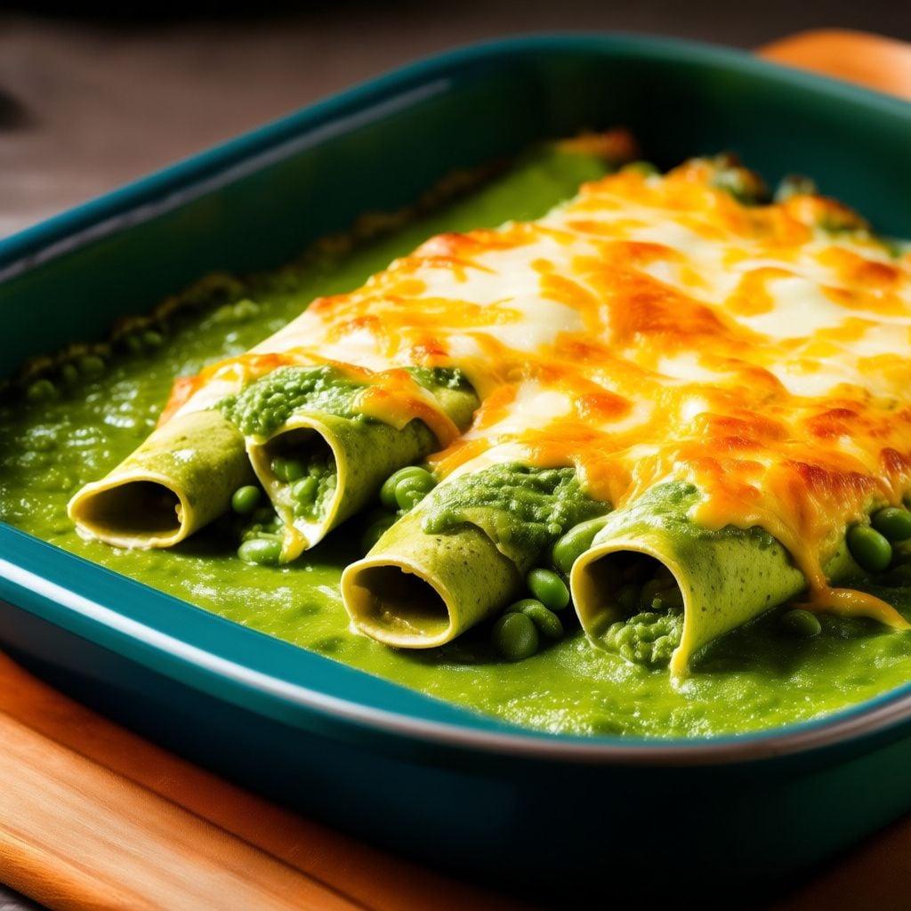 Verde Pinto Bean & Quinoa Enchiladas Verde Pinto Bean & Quinoa Enchiladas