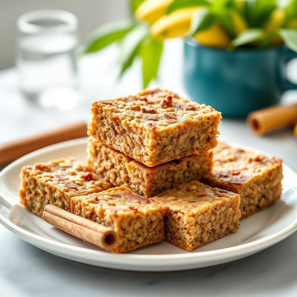 Maple-Cinnamon Baked Oatmeal Squares Maple-Cinnamon Baked Oatmeal Squares