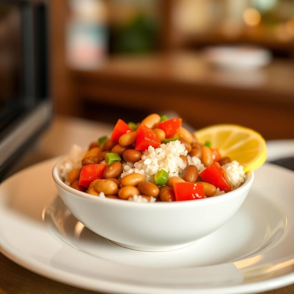 Microwave Tex-Mex Pinto Bean & Tomato Bowl Microwave Tex-Mex Pinto Bean & Tomato Bowl