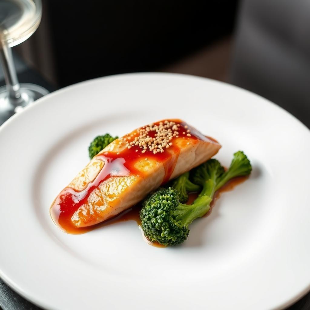 Honey Soy Glazed Salmon with Sesame Broccoli Honey Soy Glazed Salmon with Sesame Broccoli