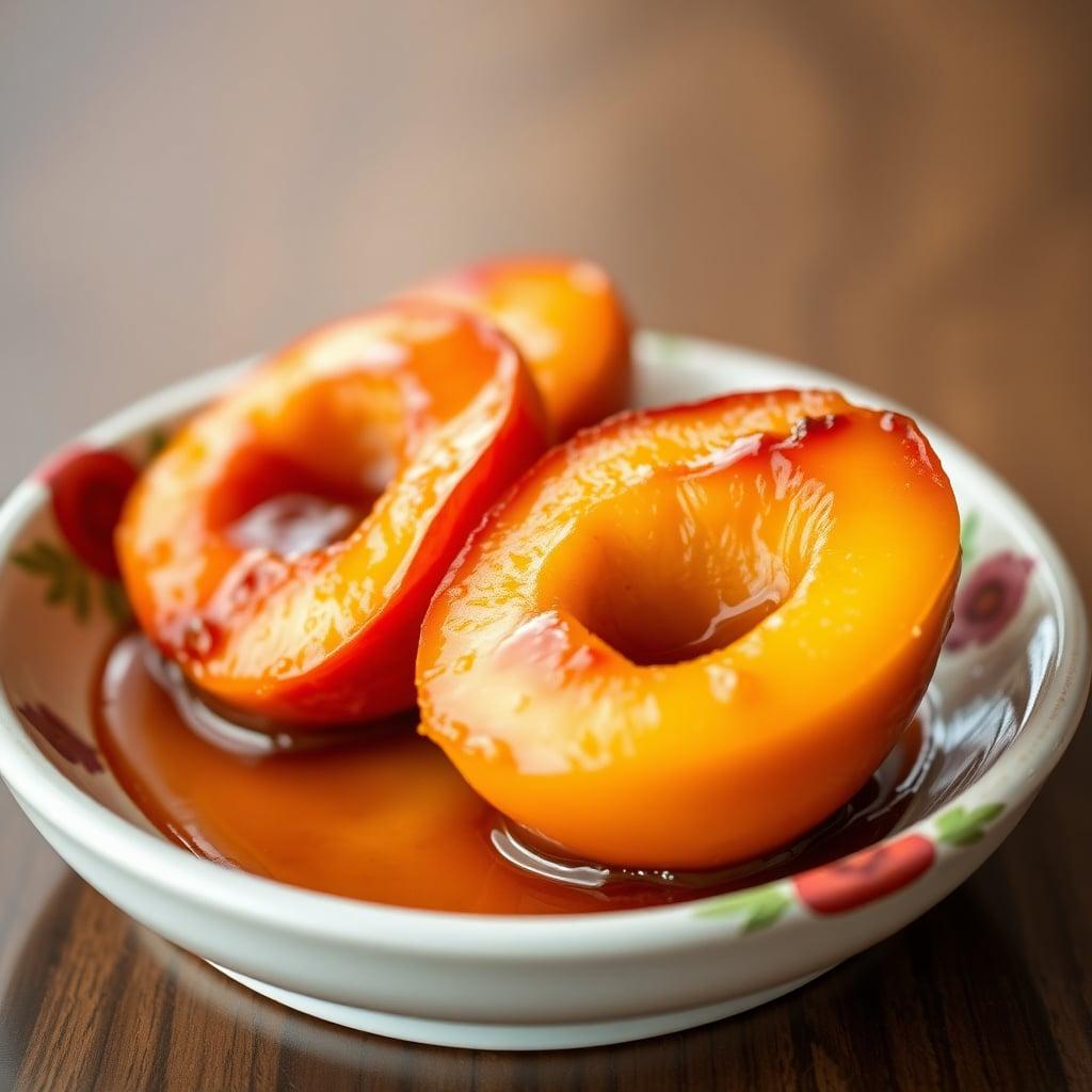 Honey-Glazed Sautéed Peaches Honey-Glazed Sautéed Peaches