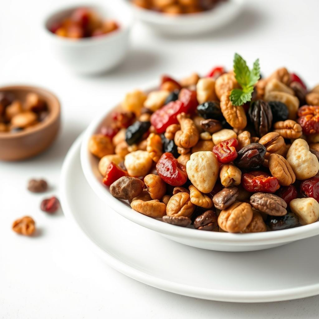 Homemade Trail Mix with Dried Fruits and Nuts Homemade Trail Mix with Dried Fruits and Nuts