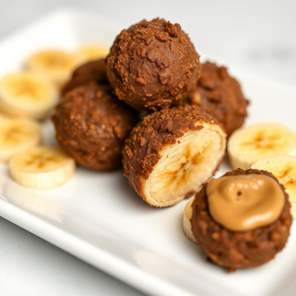 Chocolate Banana Protein Bites Chocolate Banana Protein Bites