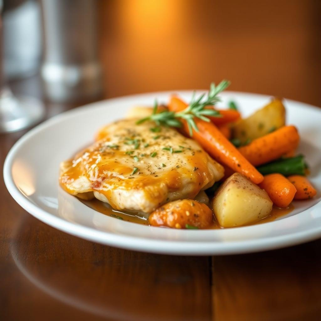 Sheet Pan Honey-Mustard Chicken Thighs with Rosemary Potatoes and Carrots Sheet Pan Honey-Mustard Chicken Thighs with Rosemary Potatoes and Carrots