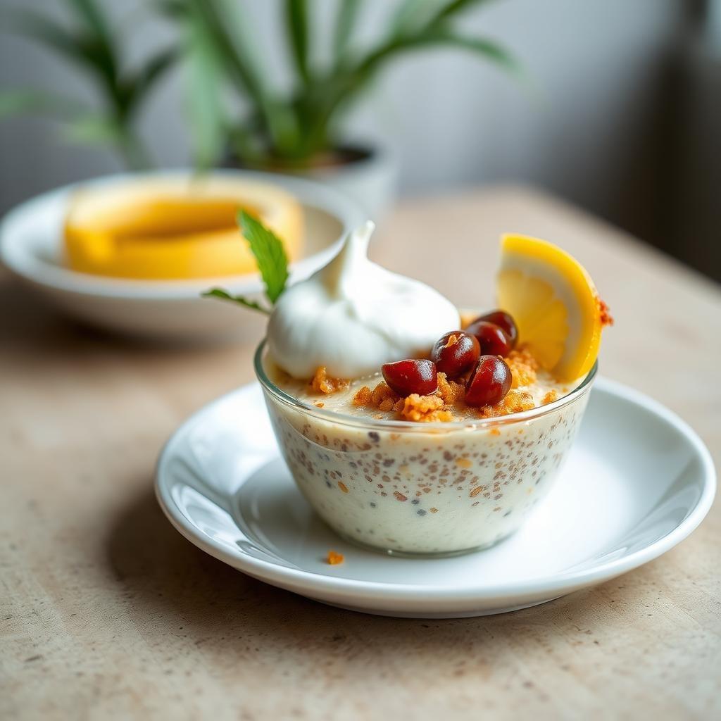 Tropical Breakfast Chia Pudding with Vanilla Yogurt Tropical Breakfast Chia Pudding with Vanilla Yogurt