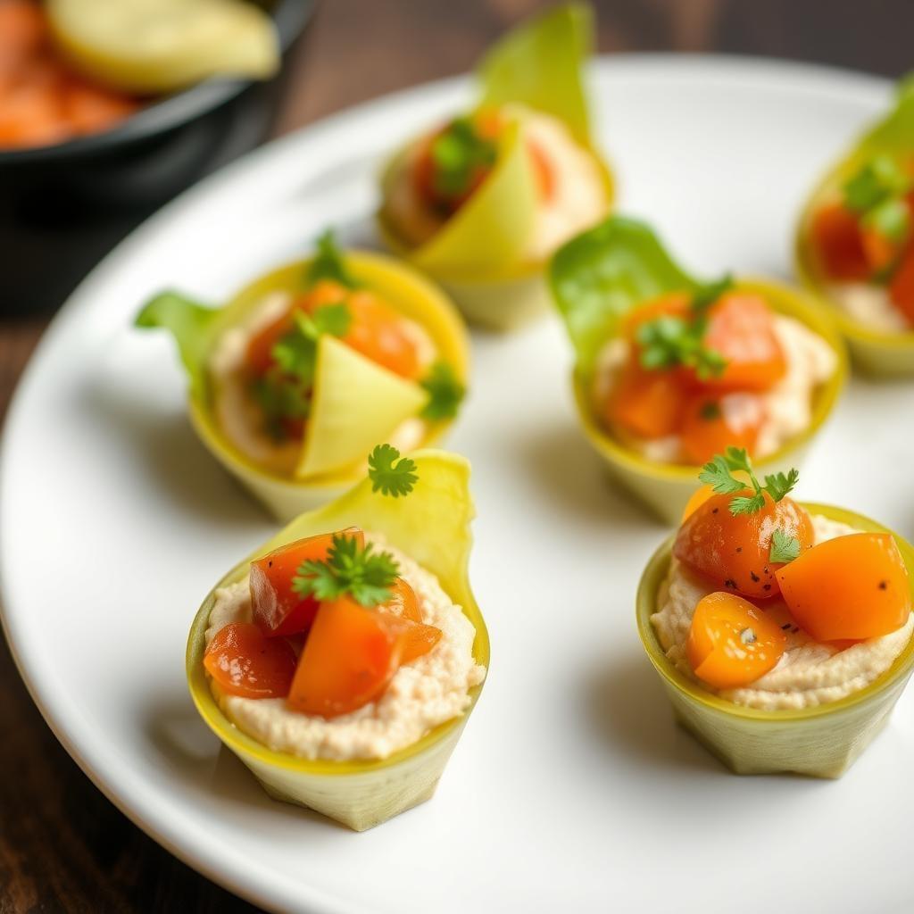 Mediterranean Hummus Veggie Cups Mediterranean Hummus Veggie Cups
