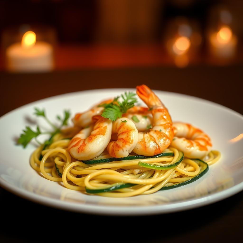 Tuscan Garlic Butter Shrimp with Zucchini Noodles Tuscan Garlic Butter Shrimp with Zucchini Noodles