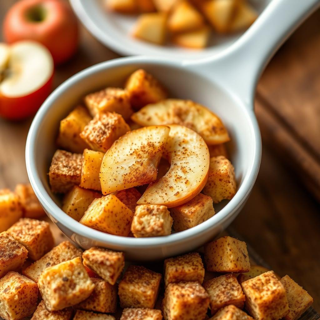 Baked Cinnamon-Apple Sprouted Bread