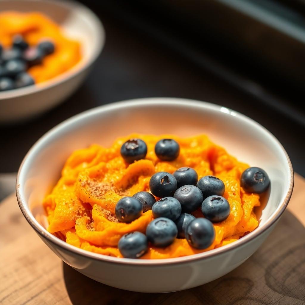 Make-Ahead Blueberry and Sweet Potato Breakfast Bowl Make-Ahead Blueberry and Sweet Potato Breakfast Bowl