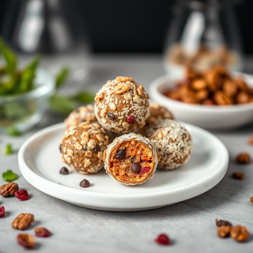 Spiced Nut and Dried Fruit Energy Balls Spiced Nut and Dried Fruit Energy Balls