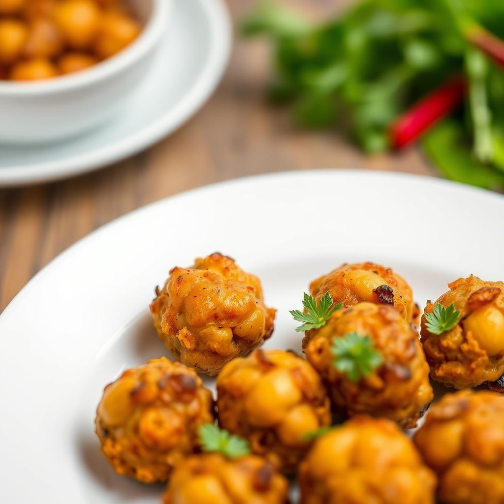 Crispy Roasted Chickpea Snack Bites Crispy Roasted Chickpea Snack Bites