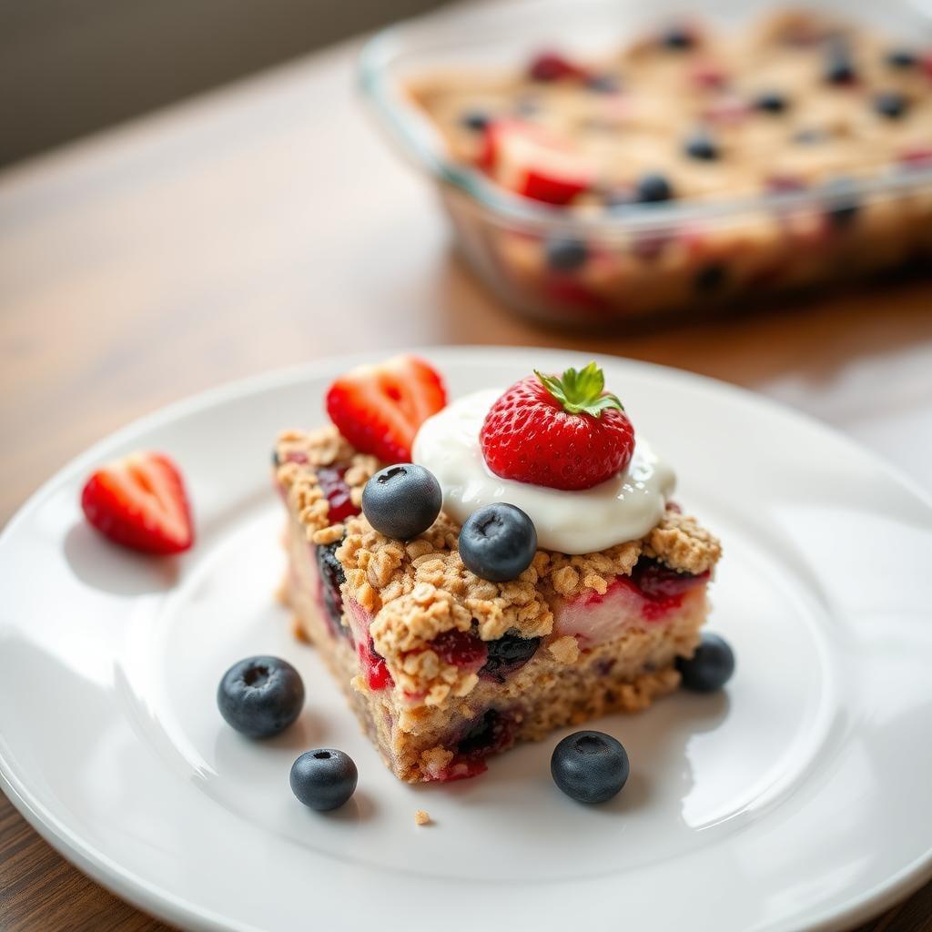 Berry Oatmeal Breakfast Bake