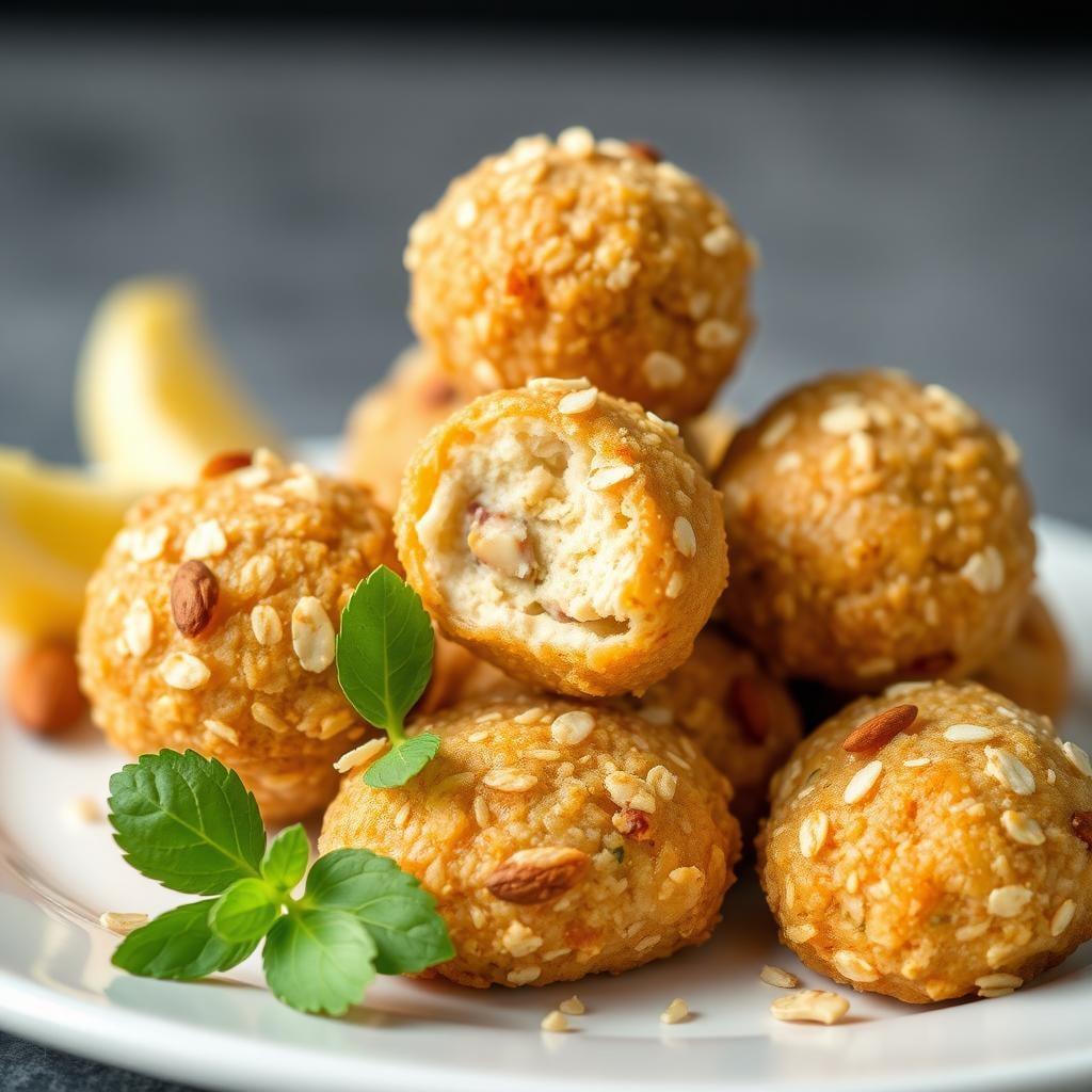 Vanilla Almond Protein Bites Vanilla Almond Protein Bites