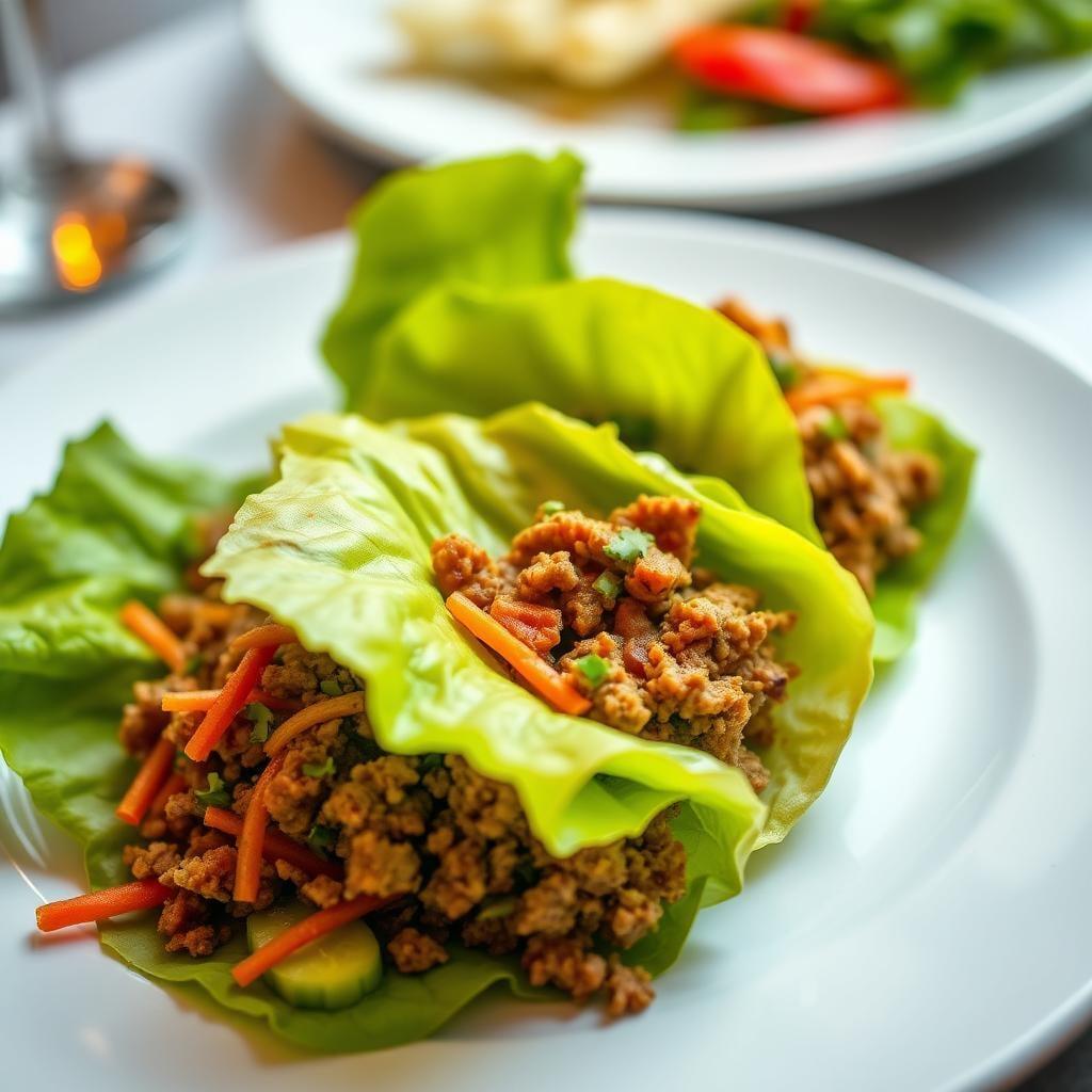 Taco-Spiced Ground Beef Lettuce Wraps Taco-Spiced Ground Beef Lettuce Wraps