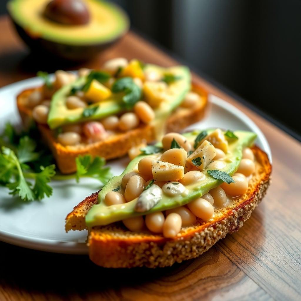 Ten-Minute Allicin-Boosted Garlicky White Bean and Avocado Toast Ten-Minute Allicin-Boosted Garlicky White Bean and Avocado Toast