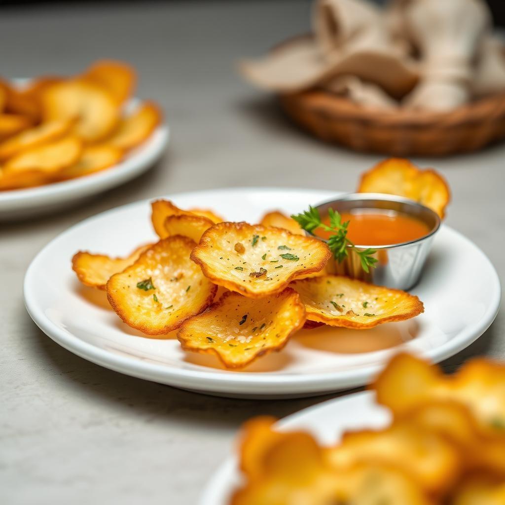 Roasted Garlic and Herb Parmesan Crisps Roasted Garlic and Herb Parmesan Crisps