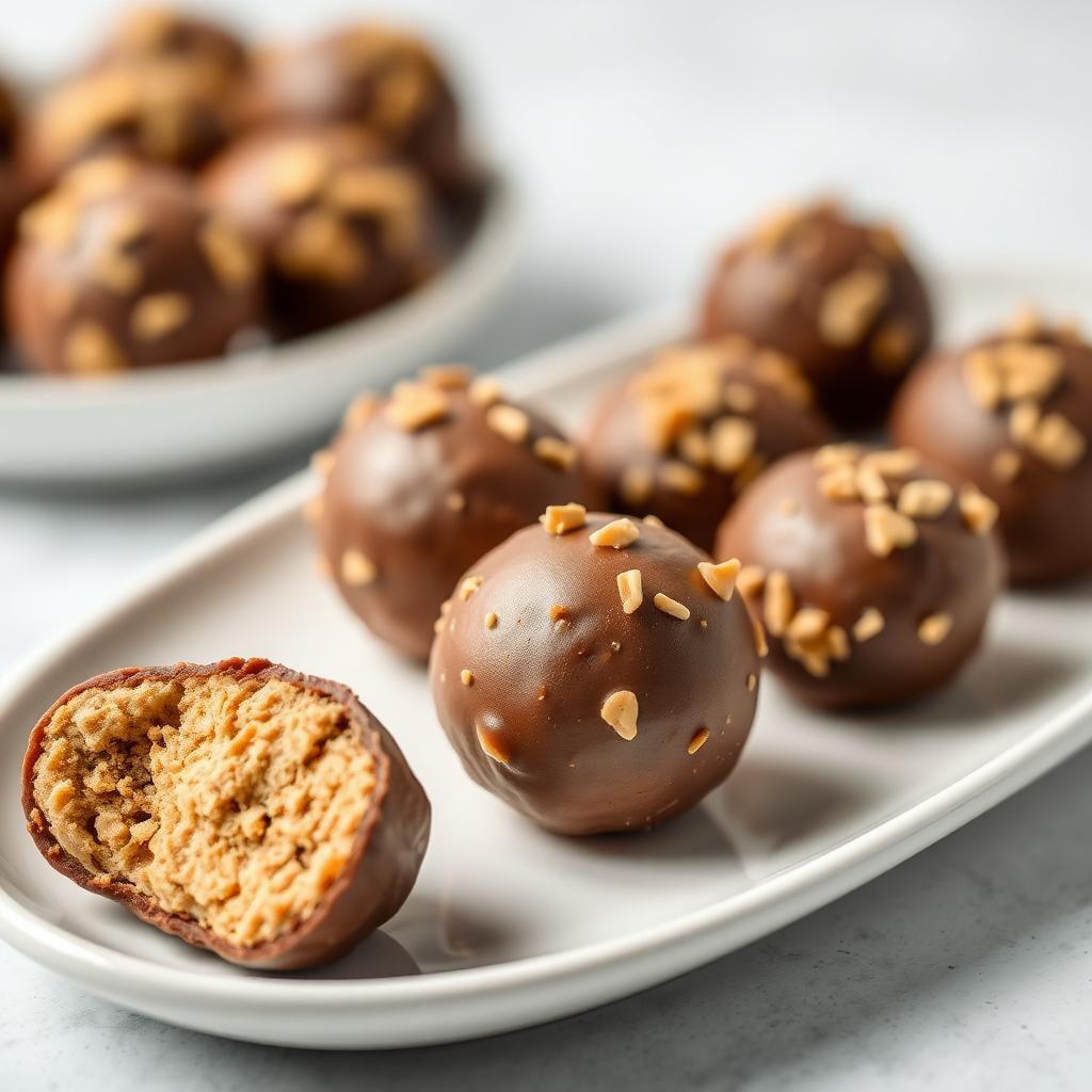 Chocolate Peanut Butter Protein Balls