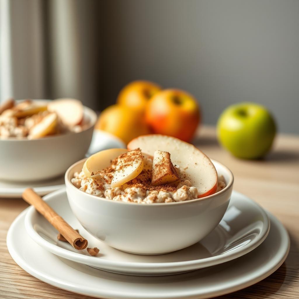 Cinnamon Apple Oatmeal Breakfast Bowls