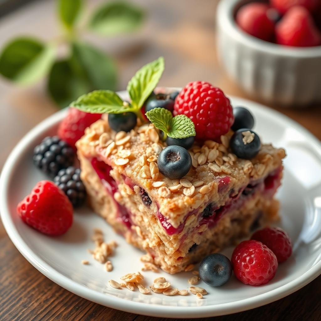 High-Protein Berry Baked Oatmeal High-Protein Berry Baked Oatmeal