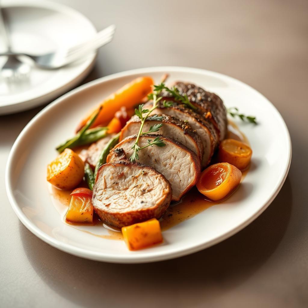 Italian Herb Pork Tenderloin with Roasted Vegetables Italian Herb Pork Tenderloin with Roasted Vegetables