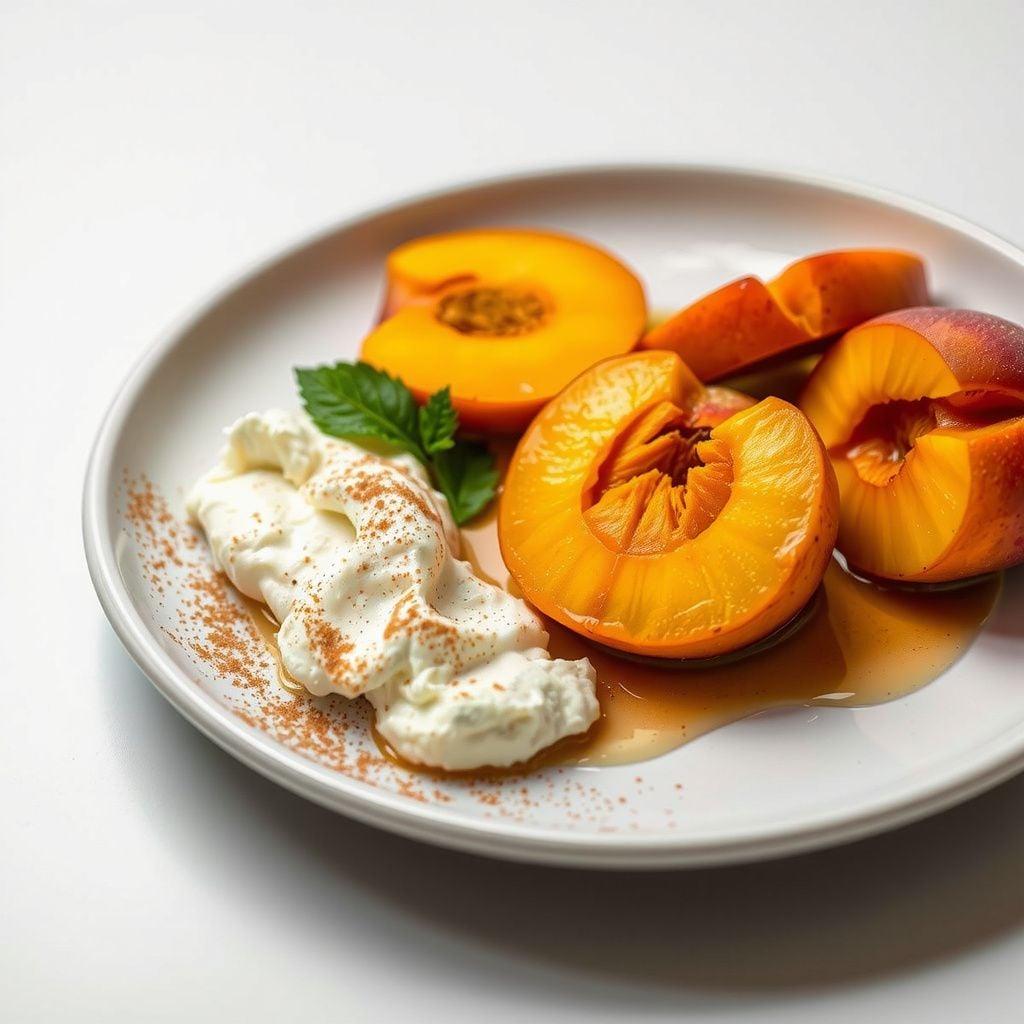 Cottage Cheese & Peaches Cottage Cheese & Peaches