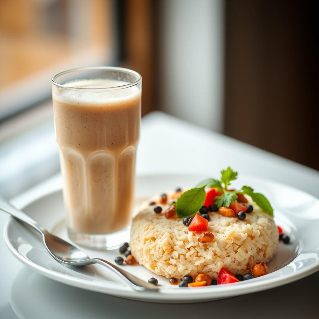 Ready-To-Drink Protein Smoothie & Rice Cake Ready-To-Drink Protein Smoothie & Rice Cake