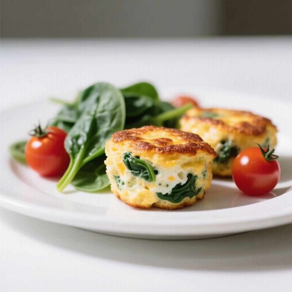 Weekend Spinach and Cheese Egg Bites Weekend Spinach and Cheese Egg Bites
