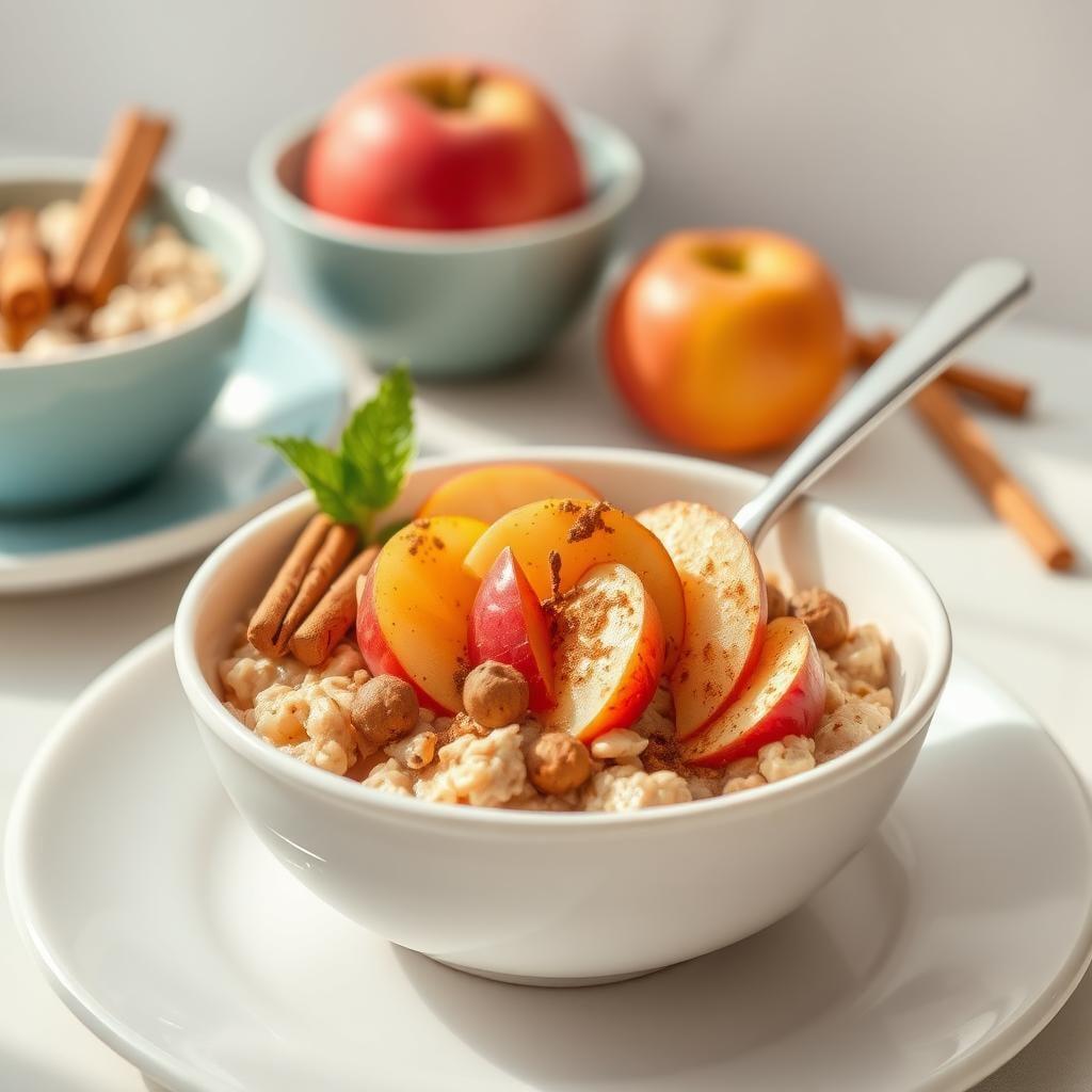 Cinnamon Apple Oatmeal Bowls
